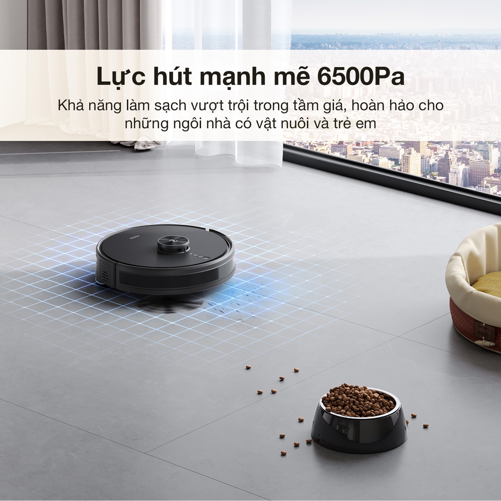 Robot Hút Bụi Lau Nhà Ecovacs Y1 Pro+ Lực Hút 6.500 Pa - Bản Quốc Tế