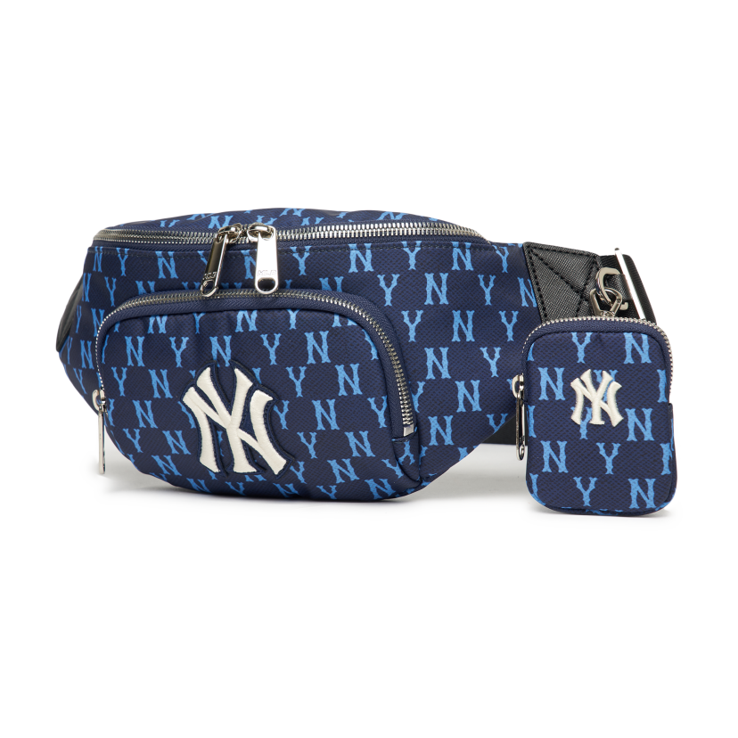 Túi kẹp nách nữ MLB NY màu đen mẫu mới nhất Solid New York Yankees Black