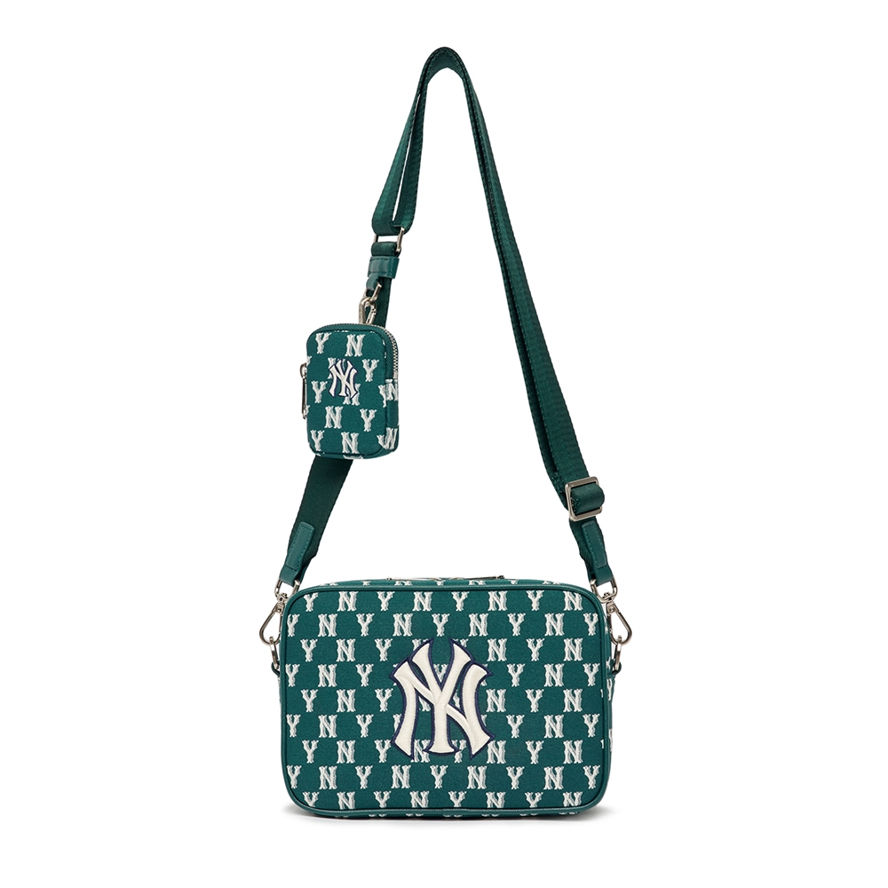 Túi Đeo Chéo MLB Jacquard Monogram Hip Sack New York Yankees 32BGCA01150N   Sneaker Daily