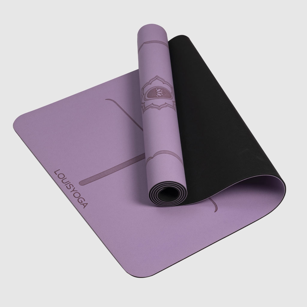 Hình ảnh màu tím huế của thảm tập yoga cao su cao cấp - DIAMOND