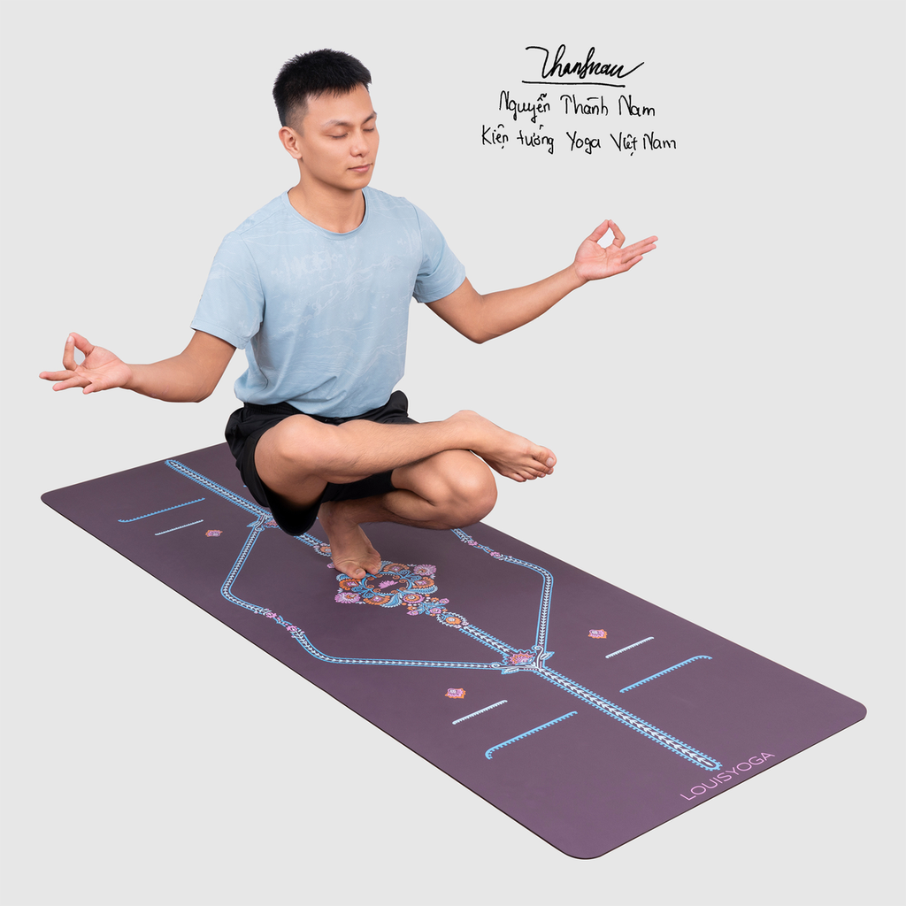 Thảm Tập Yoga Cao Su Cao Cấp F23 ( 5mm)