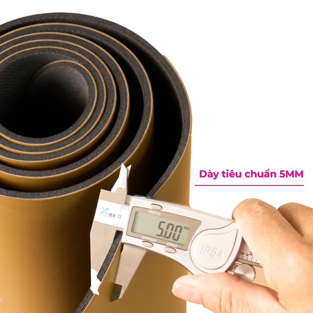 Hình ảnh độ dày của thảm tập yoga cao su - ASANA 25