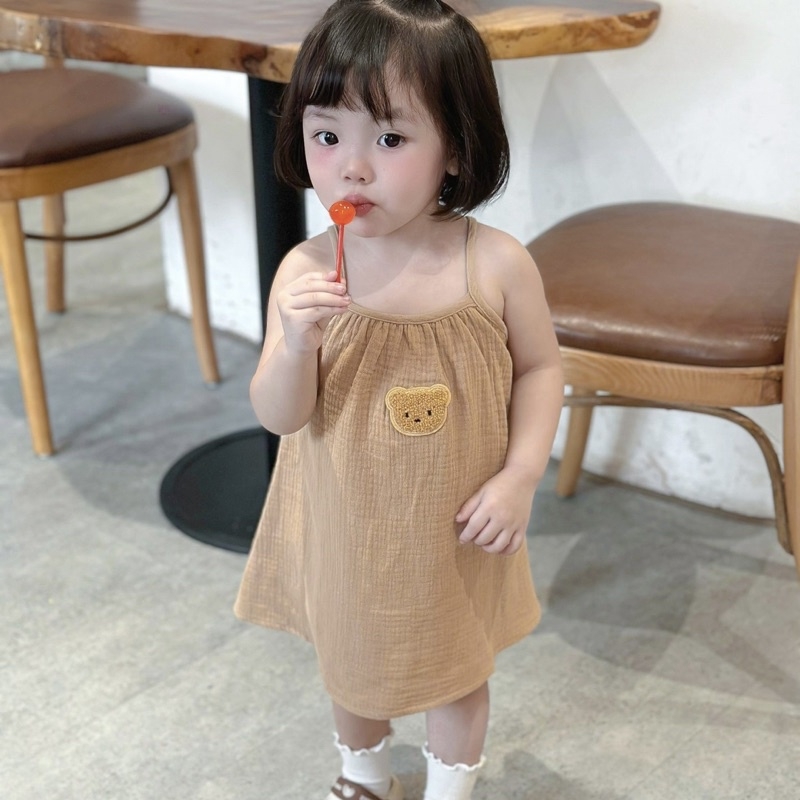 Váy 2 Dây Nơ Ngực Có Đệm Xinh Giá Rẻ