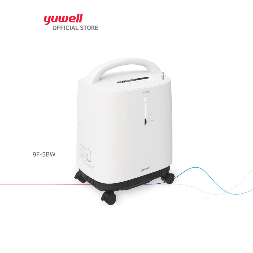 Máy tạo oxy y tế 93%  Yuwell 9F-5BW – Hỗ trợ bệnh nhân suy phổi, rối loạn hô hấp