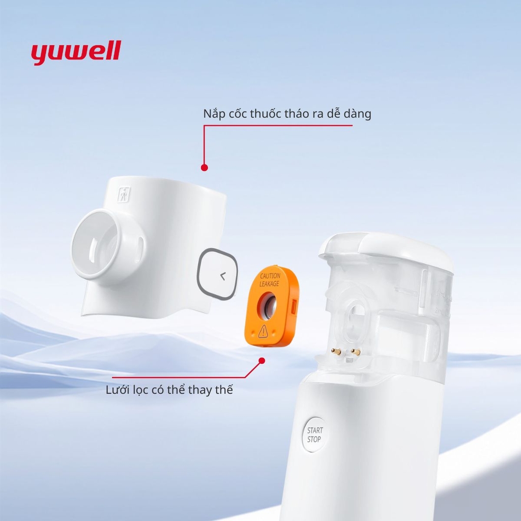 Máy xông khí dung Yuwell M113 – Xông mũi họng cầm tay