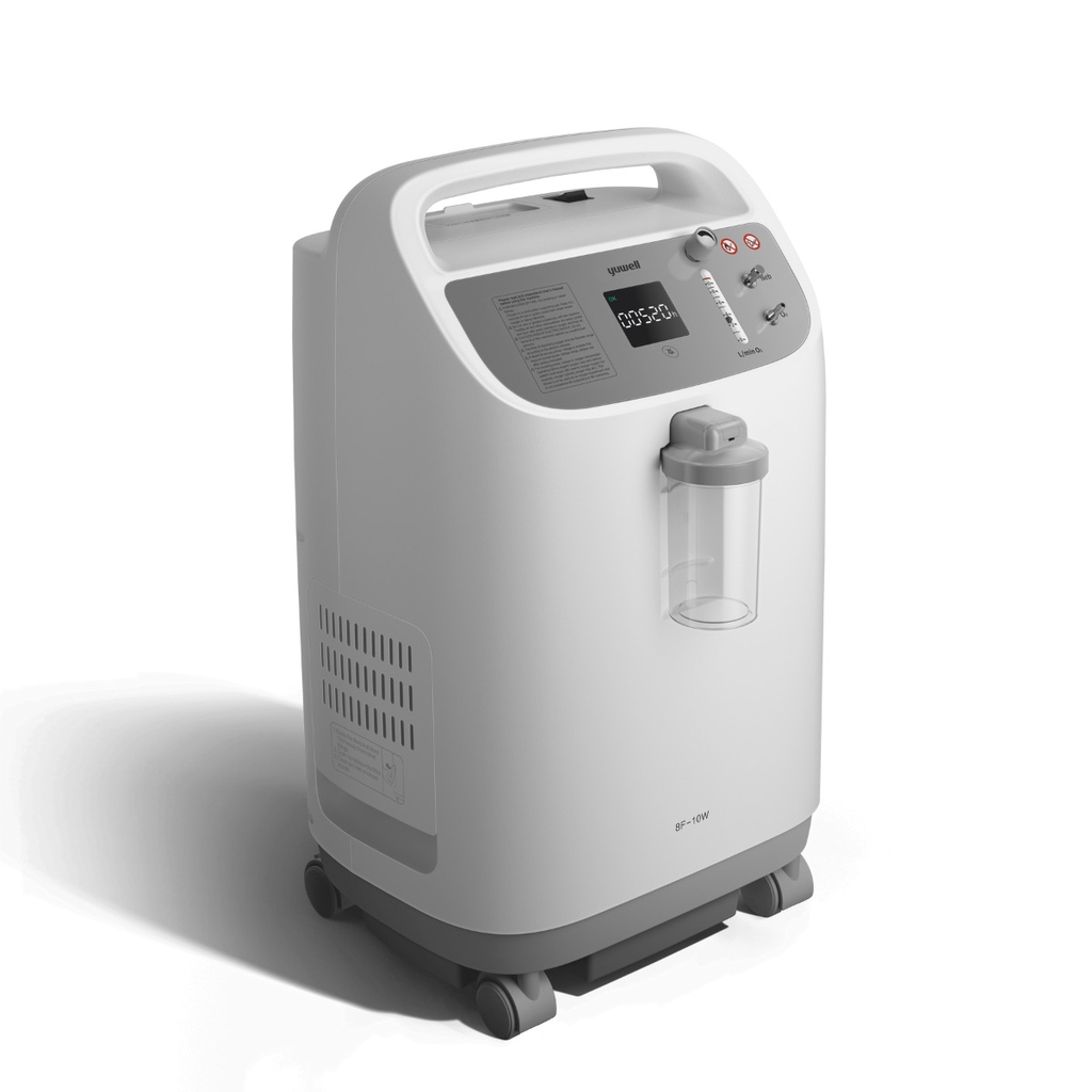 Máy tạo oxy y tế 93% Yuwell 8F-10W – Hỗ trợ bệnh nhân suy phổi, rối loạn hô hấp