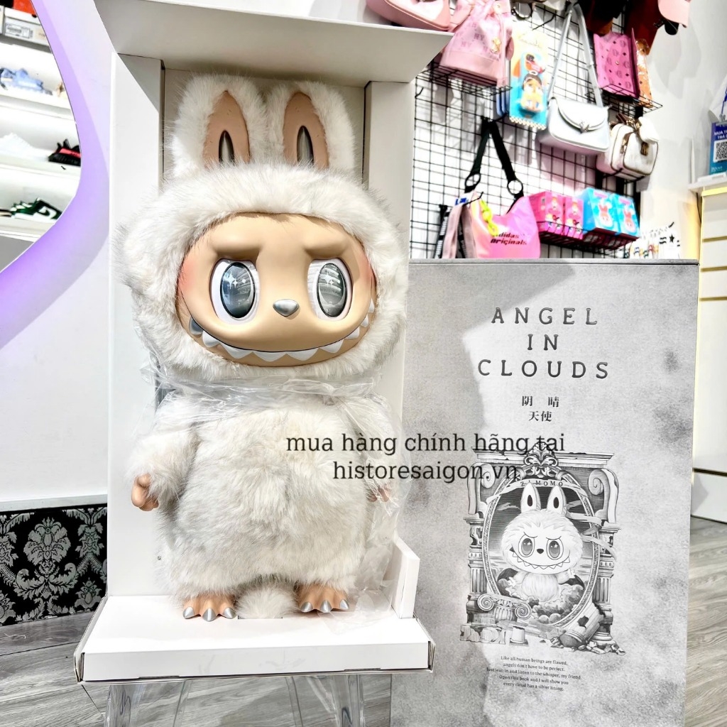 Labubu Zimomo Angle In Cloud Zimomo Trắng CHÍNH HÃNG POPMART Labubu Zimomo Angle In Cloud Zimomo Trắng CHÍNH HÃNG POPMART