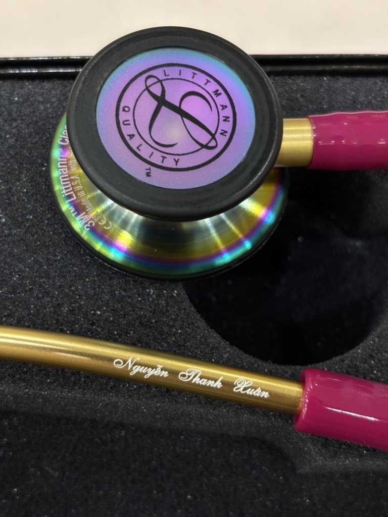 Ống Nghe Littmann Classic III ™ Raspberry Rainbow 5806