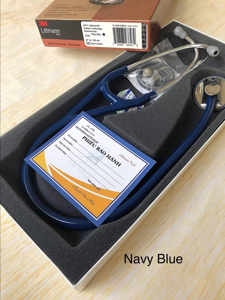 Ống nghe Littmann® Master Cardiology™ Navy Blue 2164