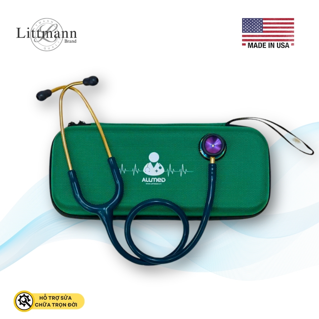 Ống nghe Littmann® Classic II Pediatric Caribbean Blue Rainbow 2153