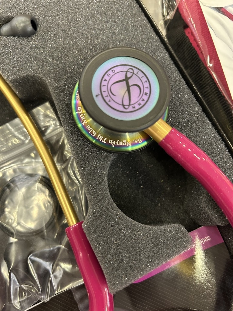 Ống Nghe Littmann Classic III ™ Raspberry Rainbow 5806