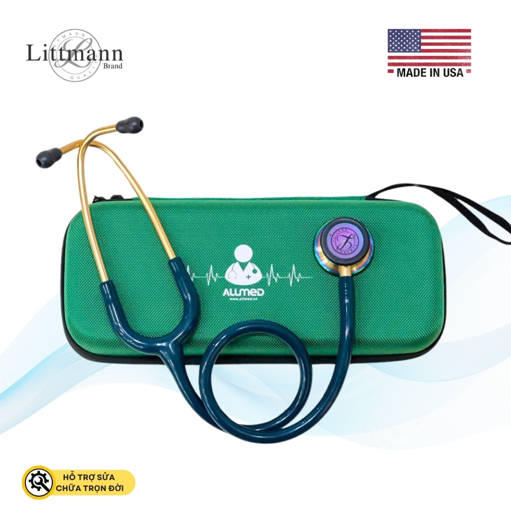 Ống Nghe Littmann Classic III Carribean Blue Rainbow 5807