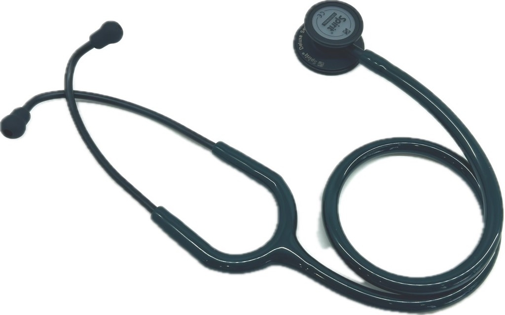 Ống nghe 2 mặt Spirit CK-SD601CPF, dây màu Dark Green, Full Black, phiên bản đặc biệt