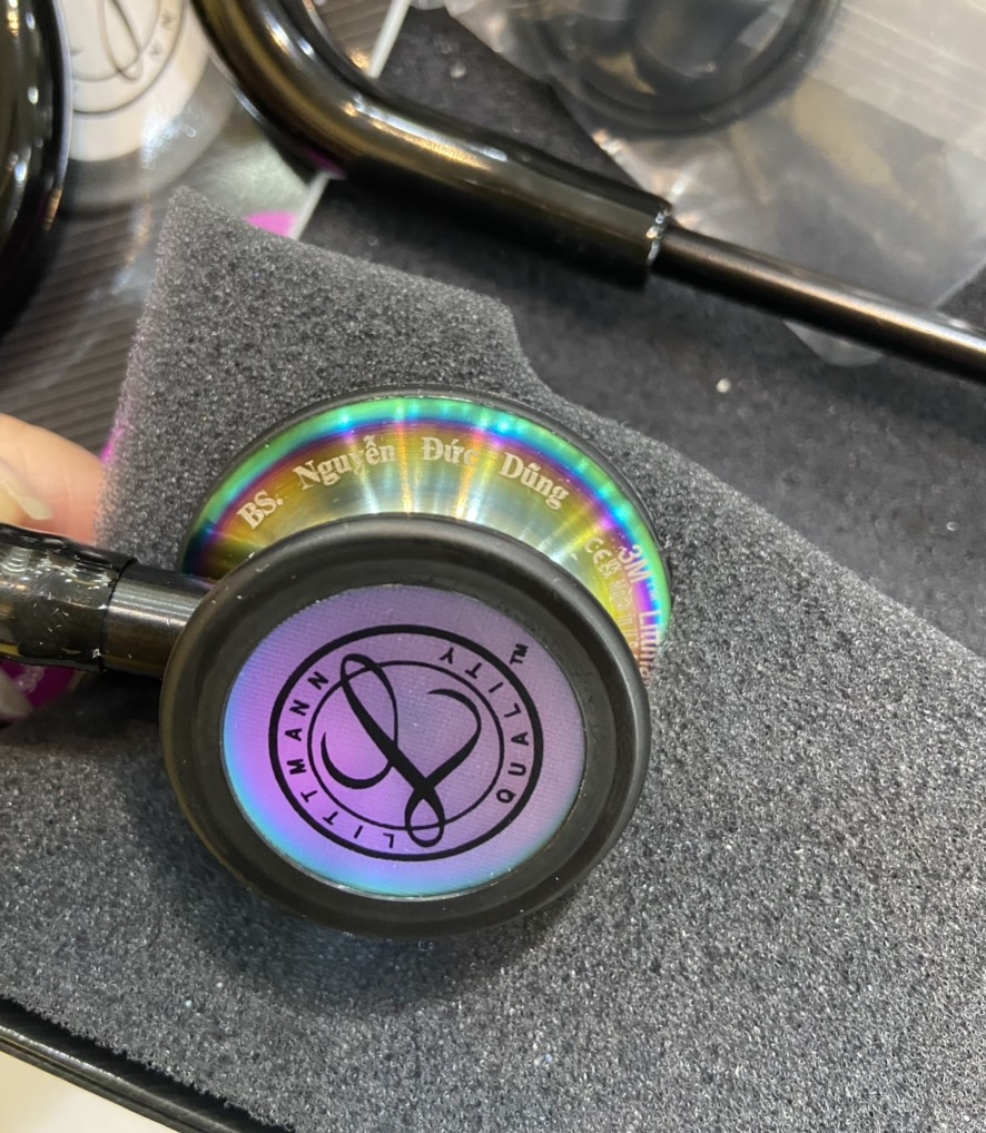 Ống Nghe Littmann Classic III ™ Rainbow-Finish Black 5870 (Limited)