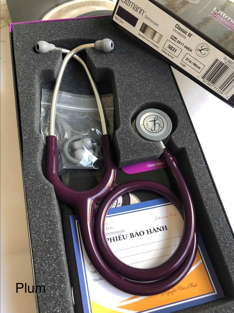 Ống Nghe Littmann® Classic III ™ Plum 5831