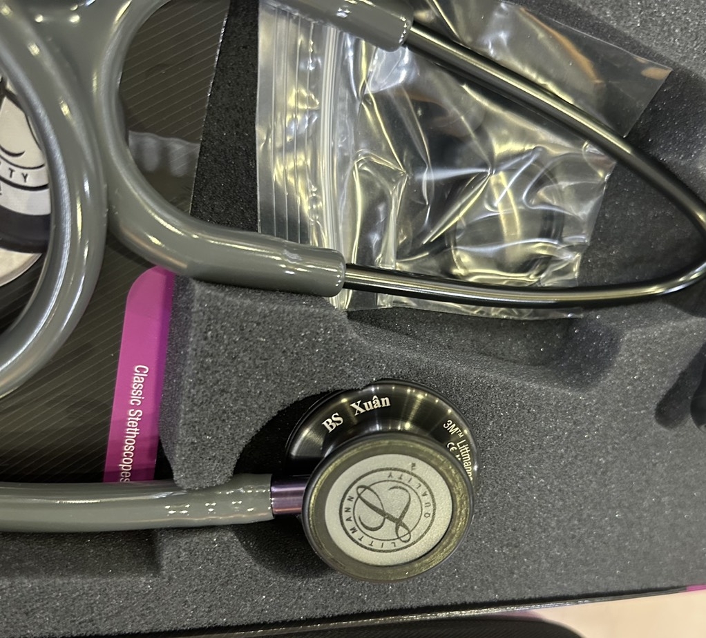 Ống Nghe Littmann Classic III ™ Smoke Gray Violet 5873