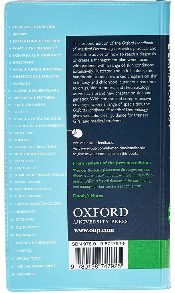 Sách ngoại văn Oxford Handbook of Medical Dermatology 2nd Edition