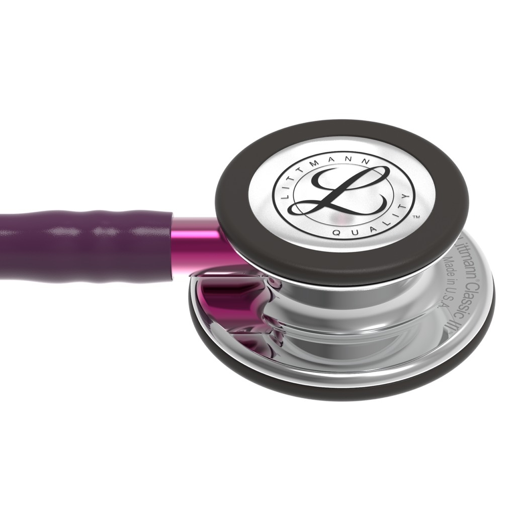 Ống Nghe Littmann Classic III ™ MirrorFinish Chestpiece, Plum Tube 5960 (Limited)