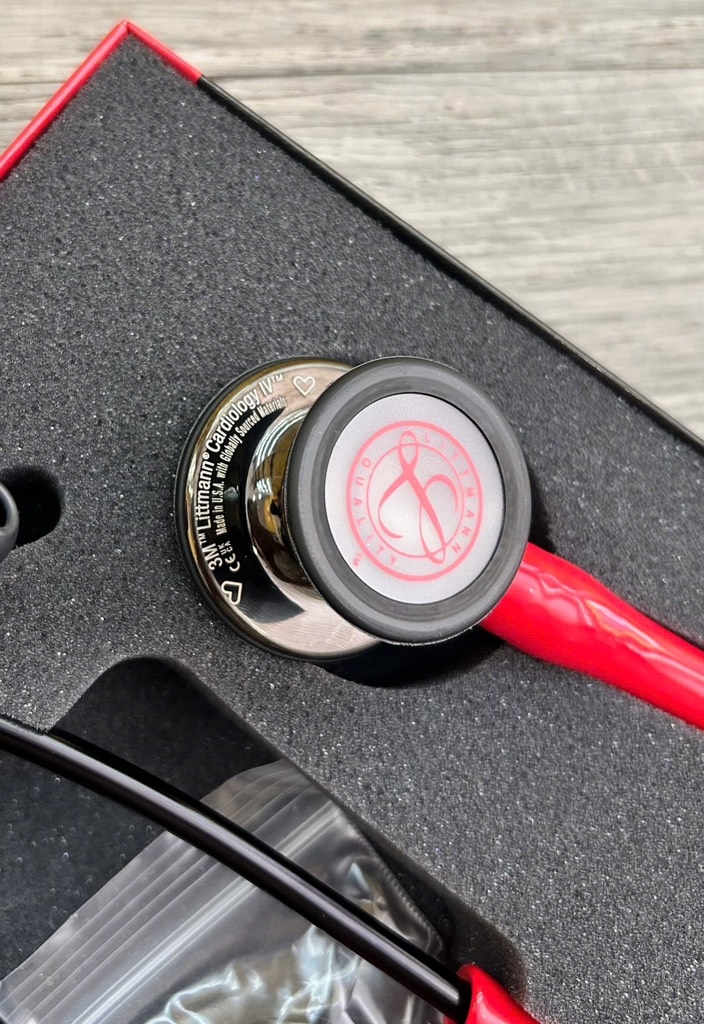 Ống Nghe Littmann® Cardiology IV ™ Màu Red & Smoke 6182 - Limited Edition