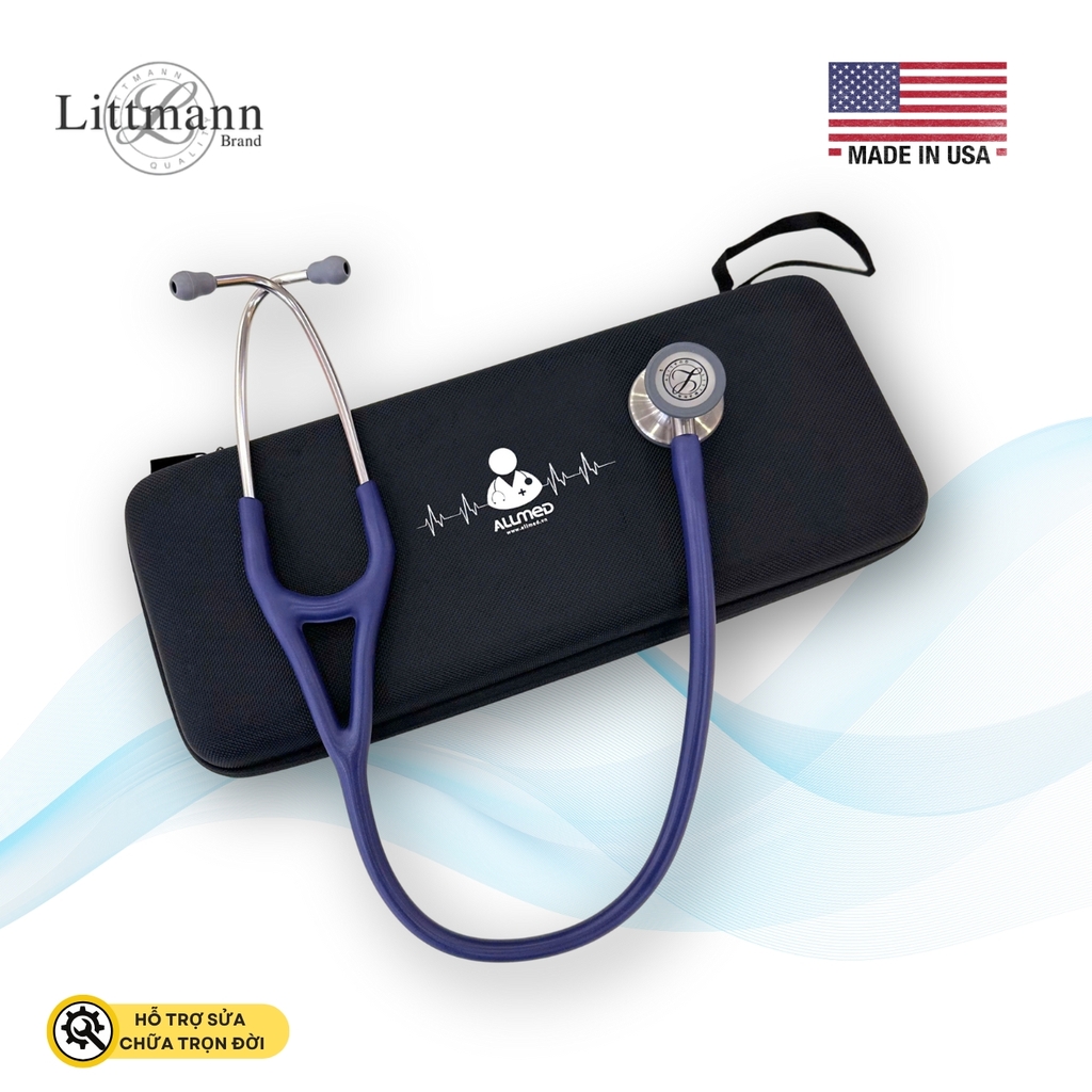 Ống Nghe Littmann Cardiology IV™ Mignight Blue Satin 6187C