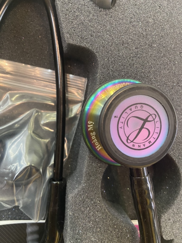 Ống Nghe Littmann Classic III ™ Raspberry Rainbow 5806