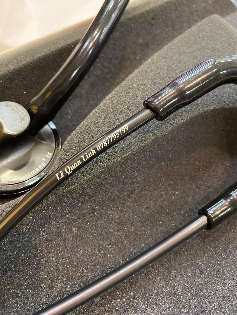 Ống nghe Littmann® Master Cardiology™ Full Black Smoke 2176