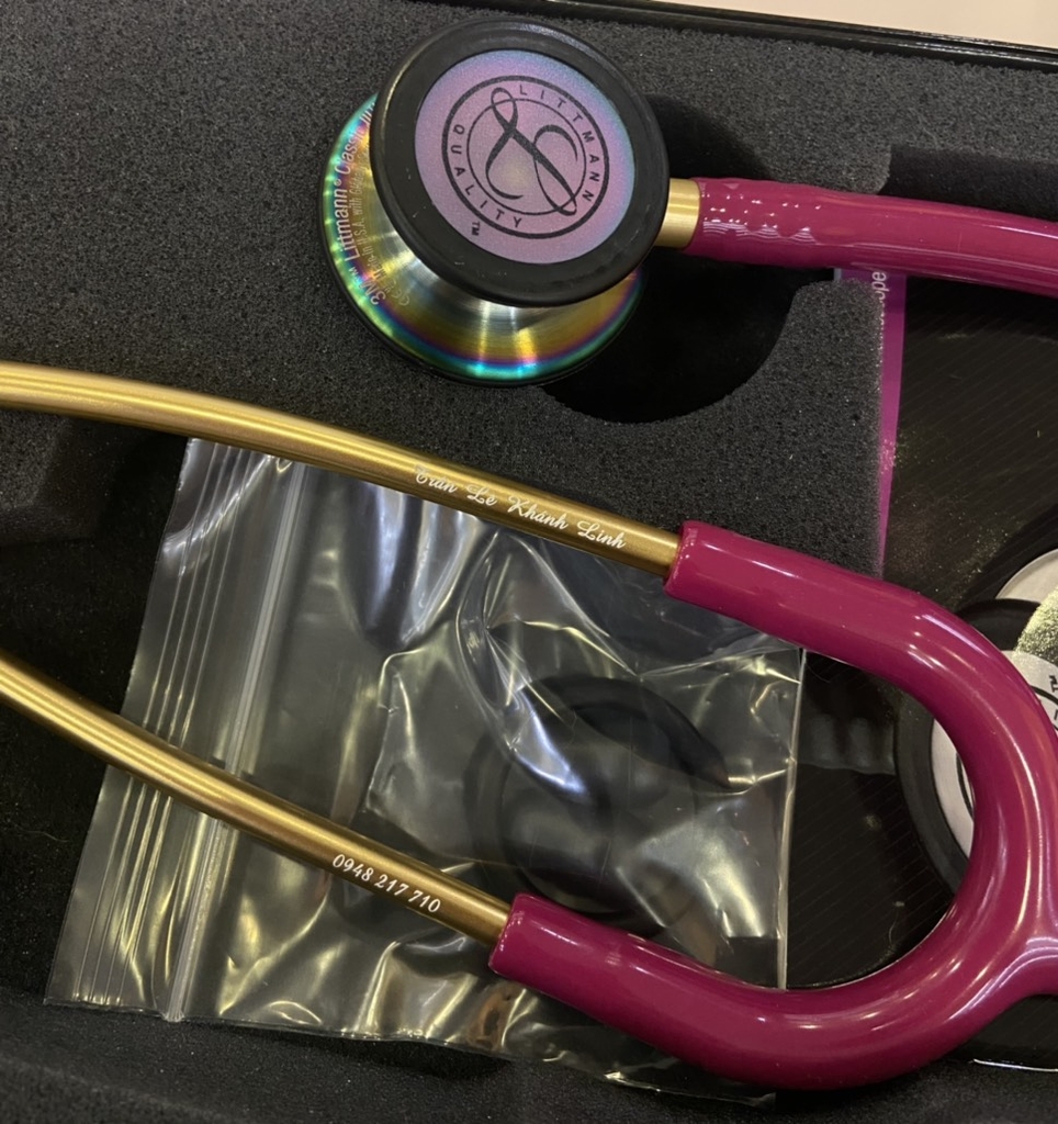 Ống Nghe Littmann Classic III ™ Raspberry Rainbow 5806