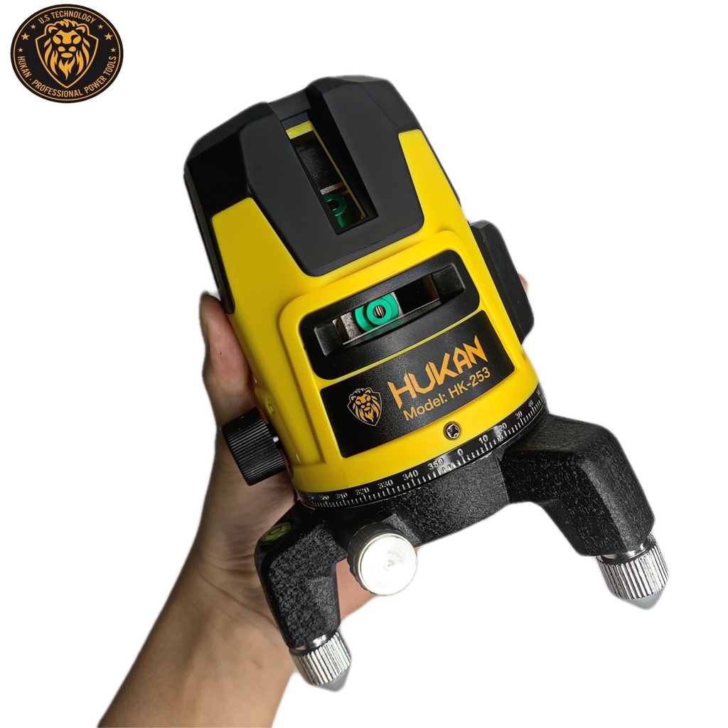Máy Cân Bằng Laze HUKAN HK-253, Máy Bắn Cốt 5 Tia