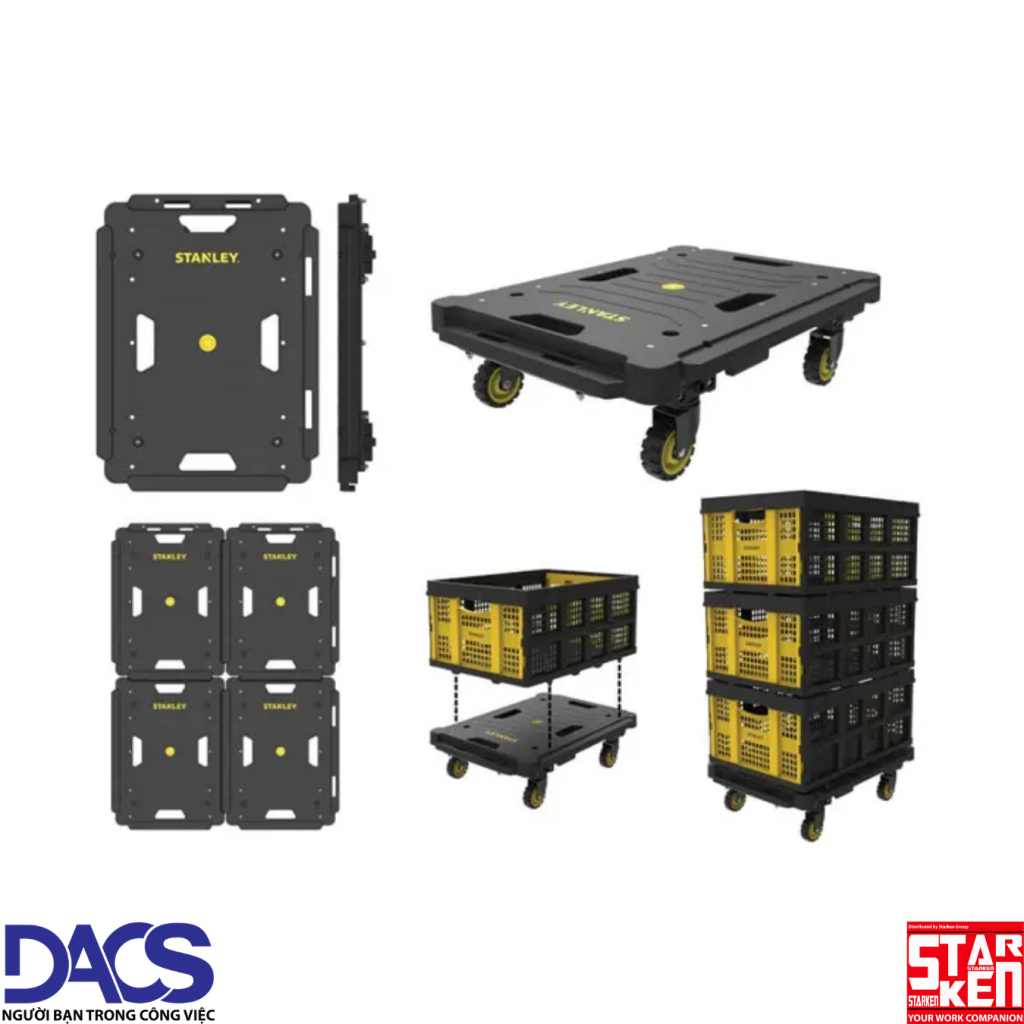 Xe đẩy hàng 4 bánh Stanley SXWTD-PC531