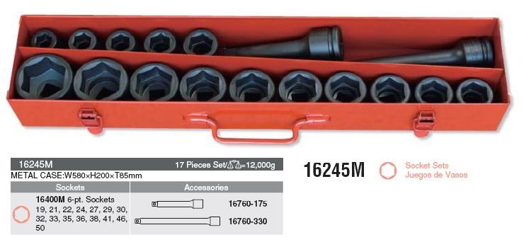 Bộ đầu khẩu 3/4 inch 16201M