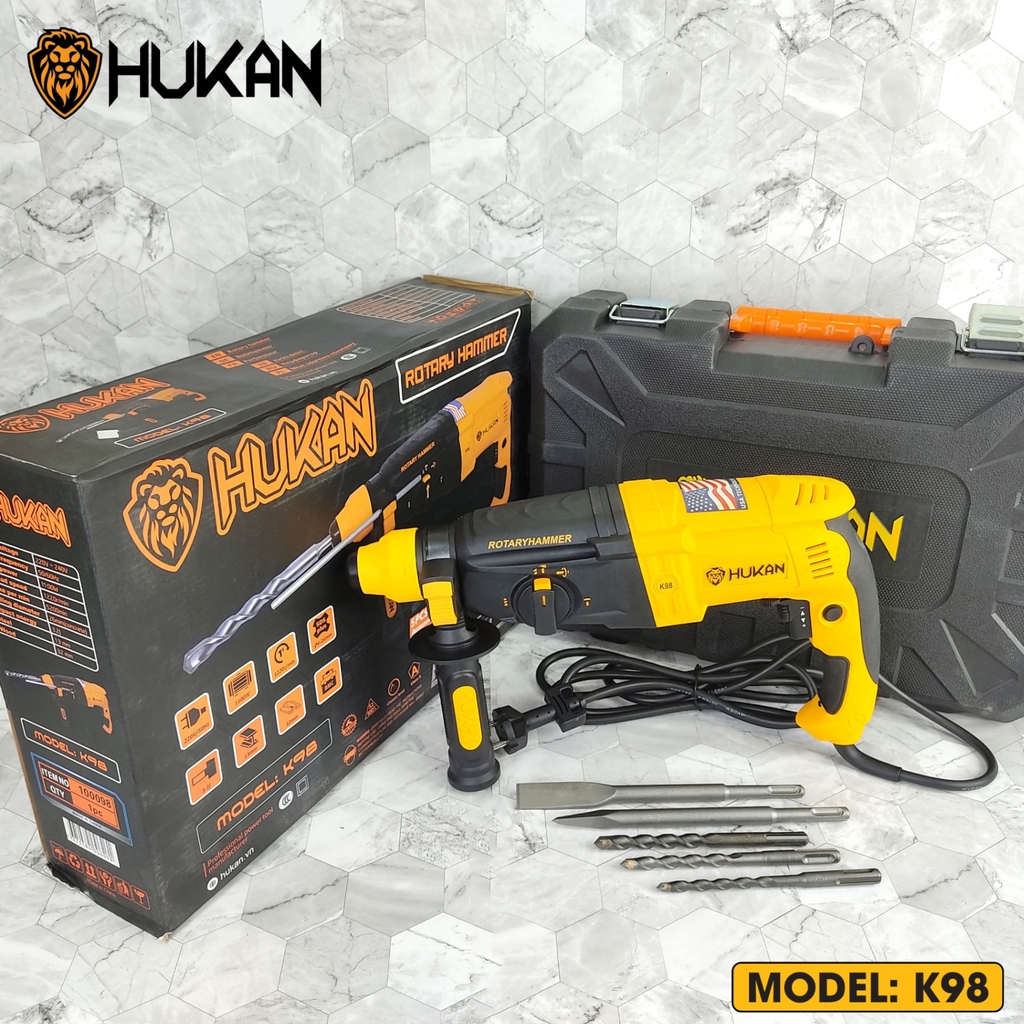 Khoan bê tông 3 chức năng HUKAN K98
