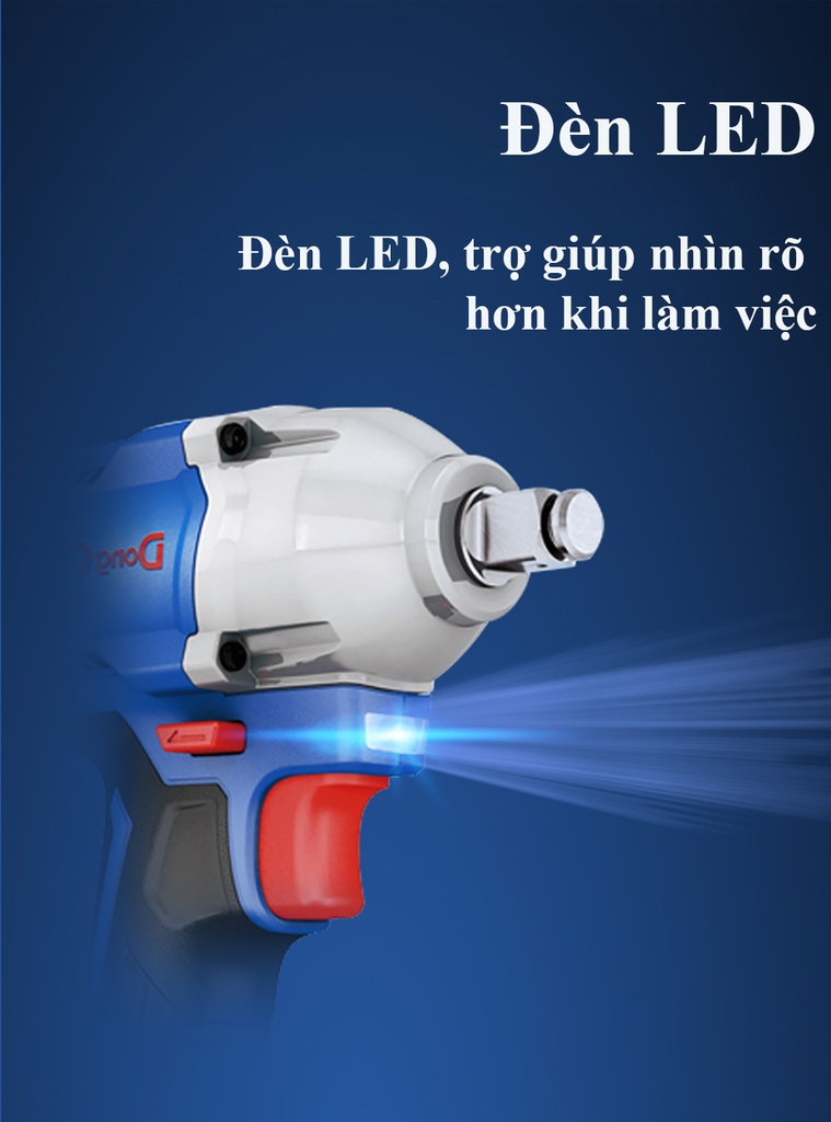 Máy siết ốc dùng pin Dongcheng DCPB298 (20V-4.0Ah)