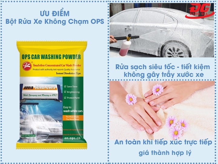 Bột rửa xe không chạm Ops