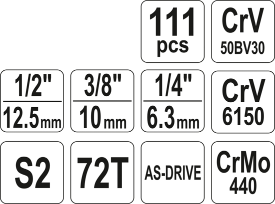 Bộ dụng cụ sửa chữa tổng hợp 1/4