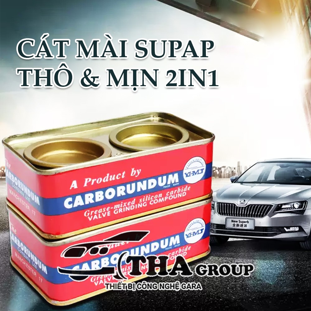 Hộp Cát Xoáy Xupap 2 Ngăn Thô - Mịn và Bột Rà Xupap Chuyên Nghiệp