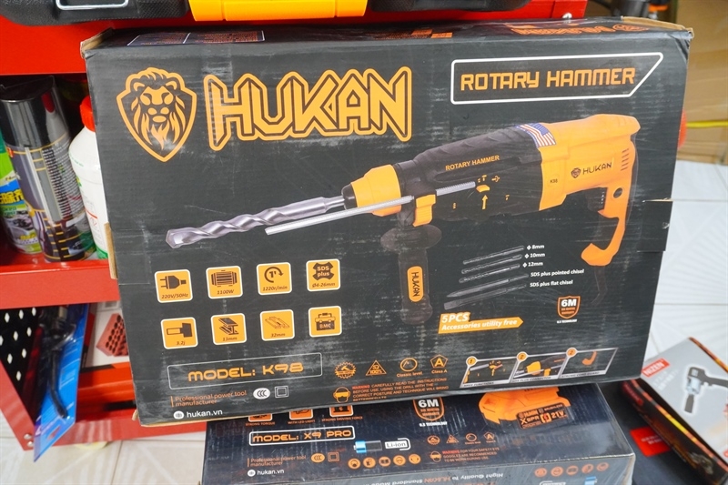 Khoan bê tông 3 chức năng Hukan HK-K90