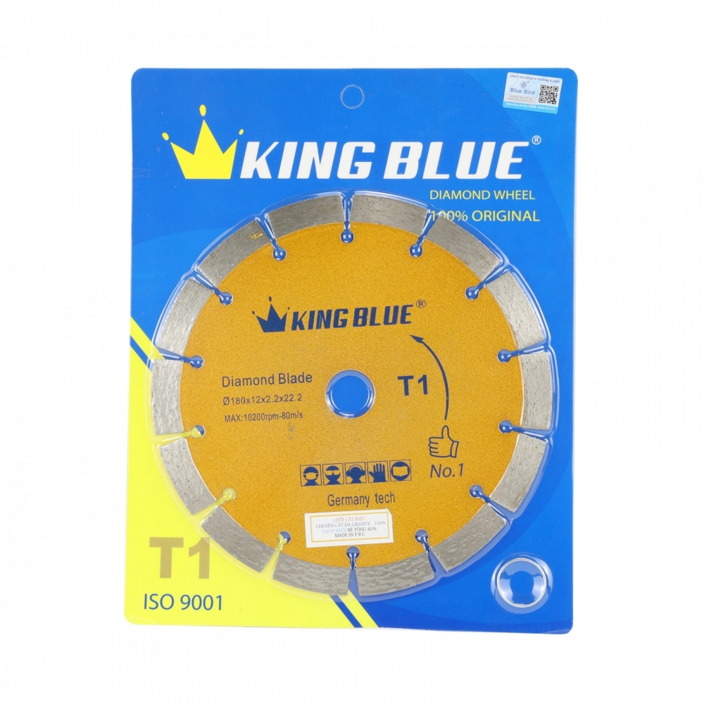 Lưỡi Cắt Đá Granite King Blue T1-180x2.2x12R