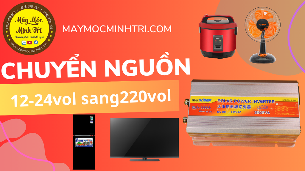 Bộ kích điện xung vuông (1000w-2000w-3000w)