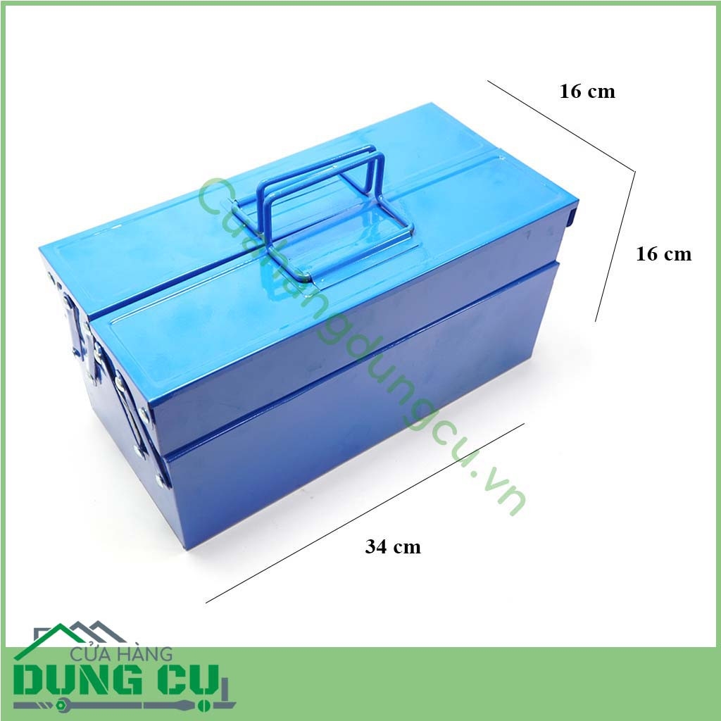 Hộp đựng đồ nghề sắt  xanh da trời
