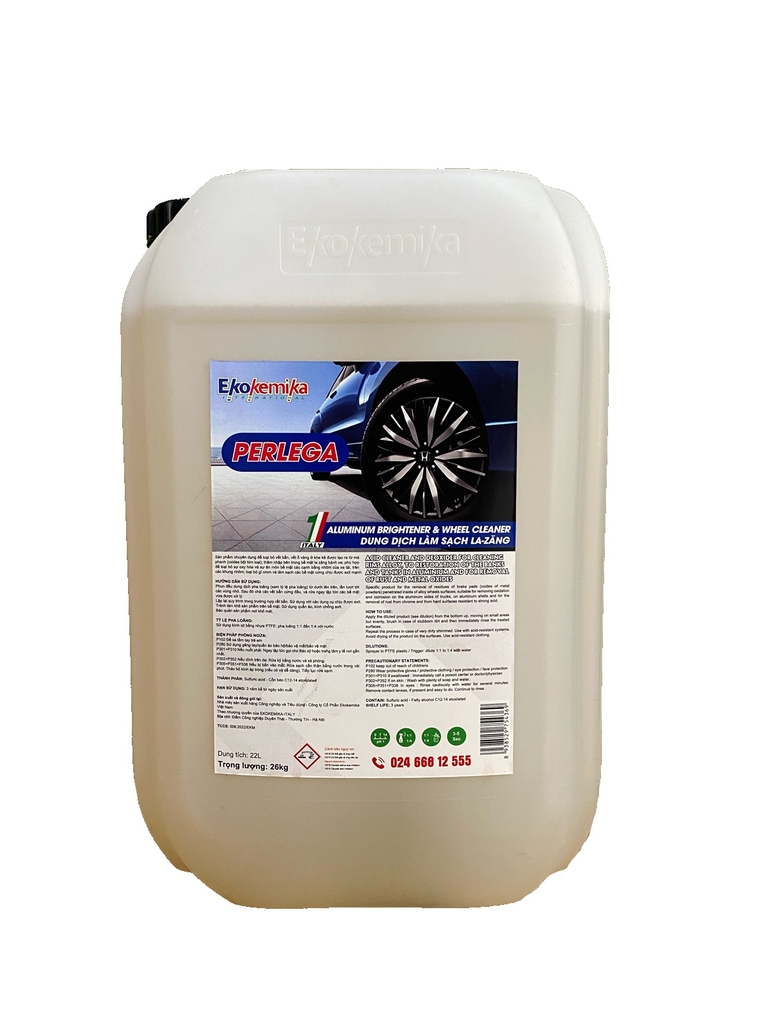 Dung dịch tẩy lazang xe ô tô PERLEGA 22L