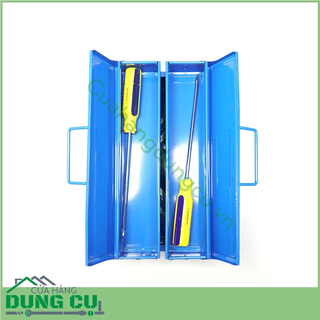 Hộp đựng đồ nghề sắt  xanh da trời
