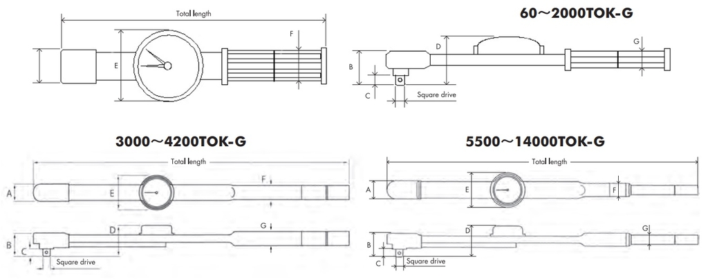 Cần xiết lực kim chỉ Kanon N700TOK-G