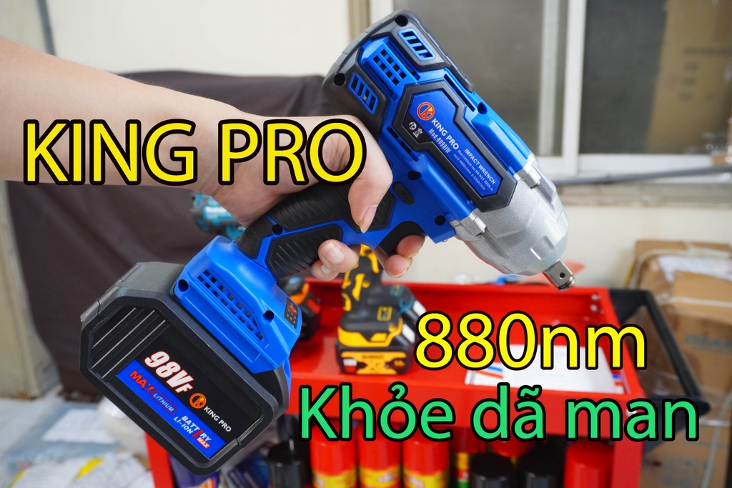 Máy siết bu lông Kingpro 880Nm