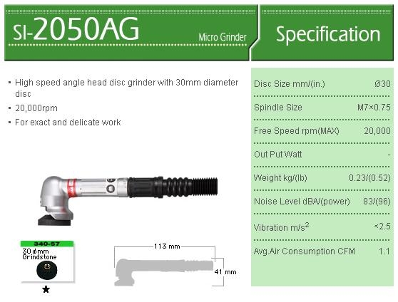 Máy mài góc mini SI-2050AG