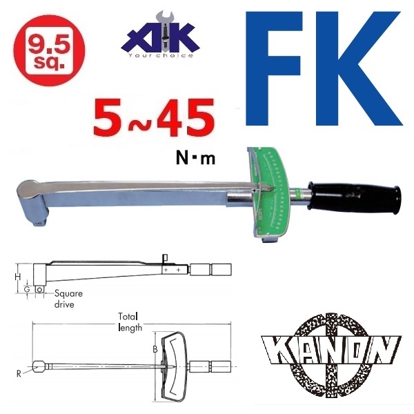 Cần xiết lực kim chỉ Kanon dòng FK