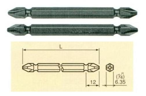 Mũi vặn vít 2 đầu 4 cạnh BiX B-15
