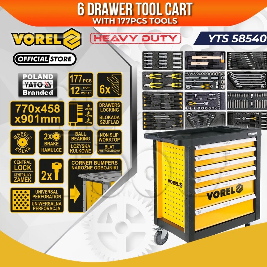 Tủ Đồ Nghề VOREL VR-58540