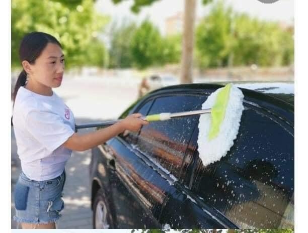 Chổi lau nóc cán dài