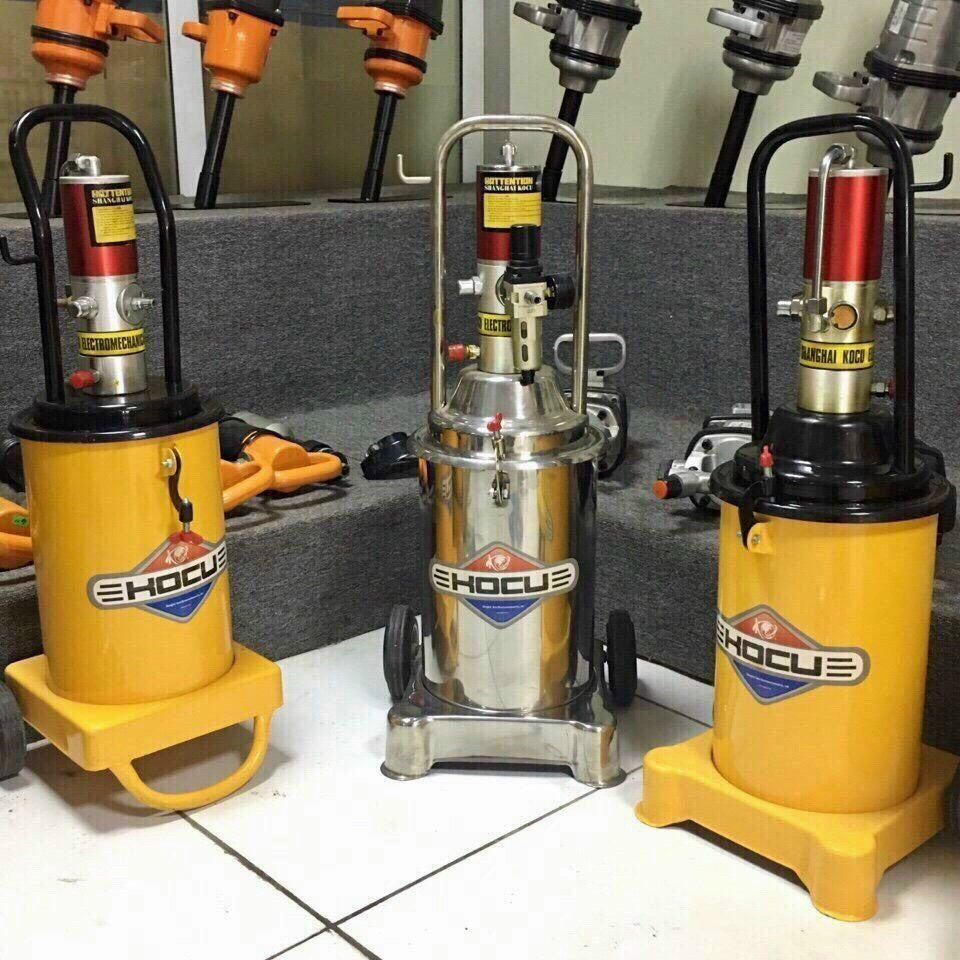 Máy bơm mỡ khí nén 12L KOCU GZ-8-12L