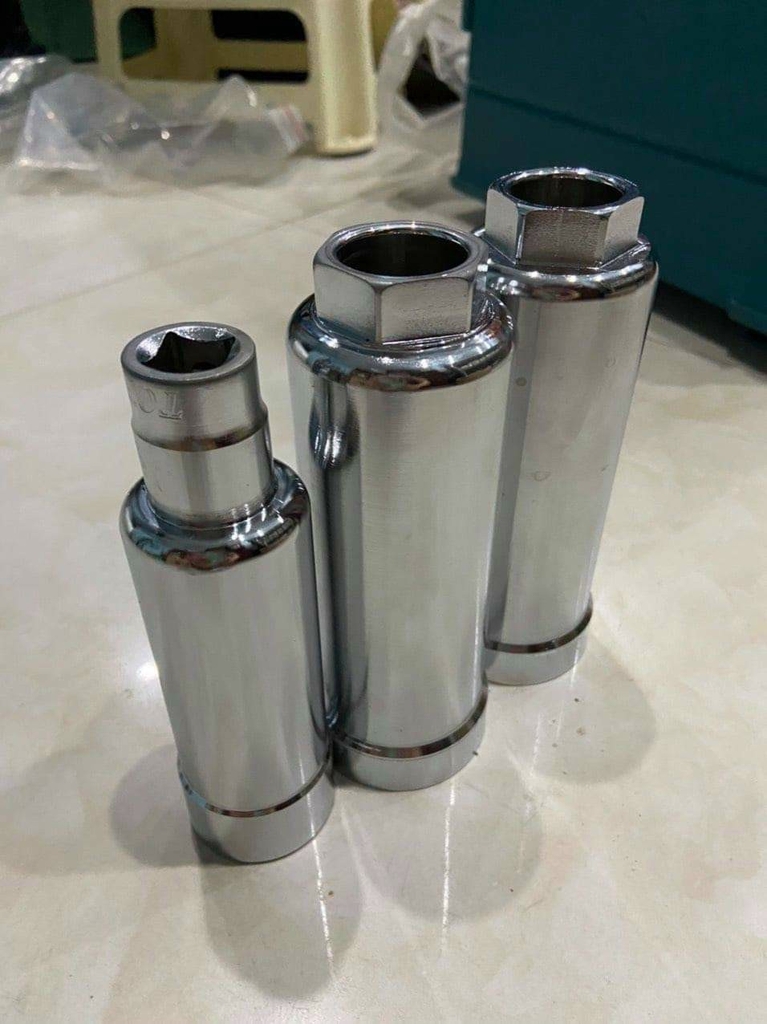 Tuýp lồng mở chén cổ Honda Mạ Crome